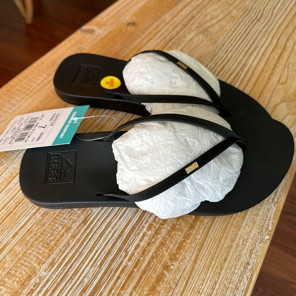 Women’s Black Reef Sandals